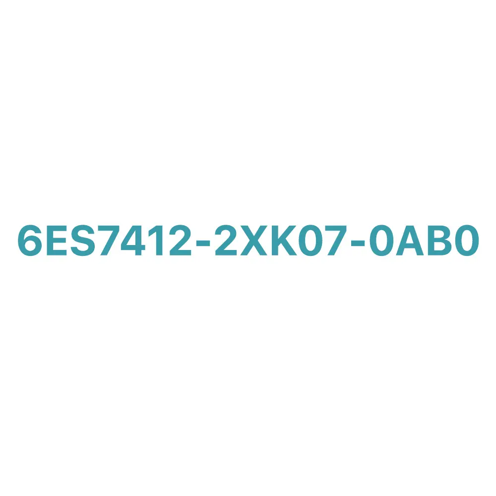 6ES7412-2XK07-0AB0 SIEMENS Exclusive SIMATIC S7-400 CPU 412-2 Central Processing Unit Original Brand New 6 6ES7412-2XK07-0AB0 SIEMENS SIMATIC S7-400 CPU 412-2 Central Processing Unit