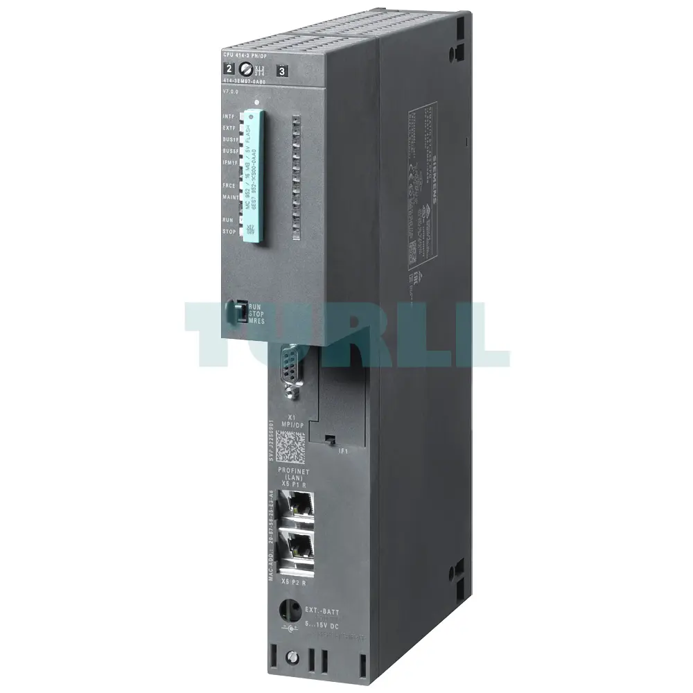 6ES7414-3FM07-0AB0 SIEMENS Exclusive SIMATIC S7-400 CPU 414F-3 PN/DP Fail-Safe Central Processing Unit Original Brand New 1 6ES7414-3FM07-0AB0 SIEMENS SIMATIC S7-400 CPU 414F-3 PN/DP Fail-Safe Central Processing Unit
