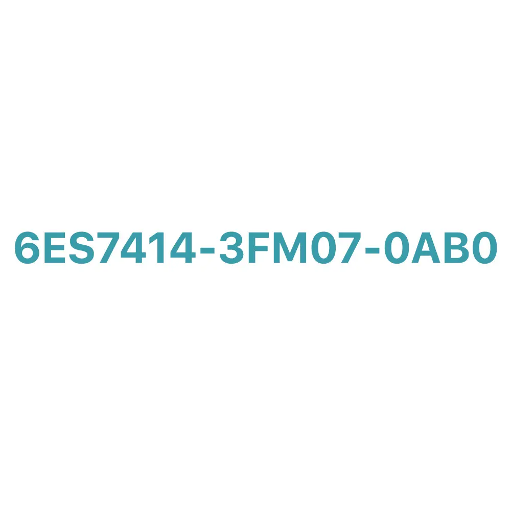 6ES7414-3FM07-0AB0 SIEMENS Exclusive SIMATIC S7-400 CPU 414F-3 PN/DP Fail-Safe Central Processing Unit Original Brand New 3 6ES7414-3FM07-0AB0 SIEMENS SIMATIC S7-400 CPU 414F-3 PN/DP Fail-Safe Central Processing Unit