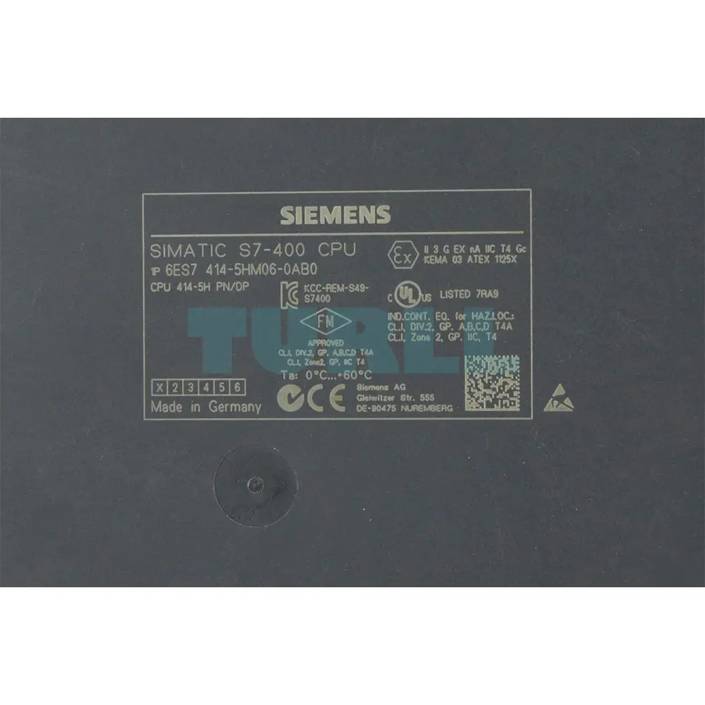 6ES7414-5HM06-0AB0 SIEMENS Exclusive SIMATIC S7-400H CPU 414-5H Central Processing Unit Original Brand New 4 6ES7414-5HM06-0AB0 SIEMENS SIMATIC S7-400H CPU 414-5H Central Processing Unit