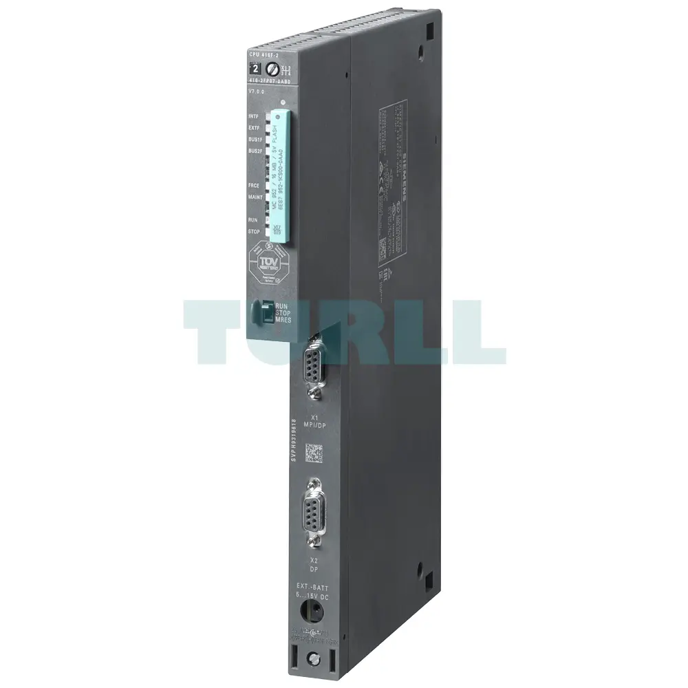 6ES7416-2FP07-0AB0 SIEMENS Exclusive SIMATIC S7-400 CPU 416F-2 Central Processing Unit Original Brand New 1 6ES7416-2FP07-0AB0 SIEMENS SIMATIC S7-400 CPU 416F-2 Central Processing Unit