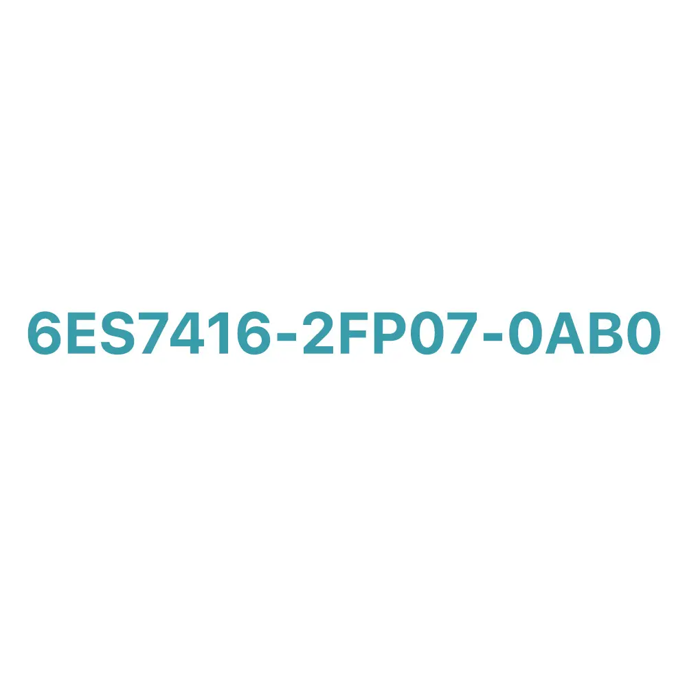 6ES7416-2FP07-0AB0 SIEMENS Exclusive SIMATIC S7-400 CPU 416F-2 Central Processing Unit Original Brand New 3 6ES7416-2FP07-0AB0 SIEMENS SIMATIC S7-400 CPU 416F-2 Central Processing Unit