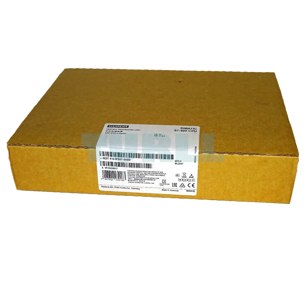 6ES7416-3FS07-0AB0 SIEMENS Exclusive SIMATIC S7-400 CPU 416F-3 PN/DP Central Processing Unit Original Brand New 2 6ES7416-3FS07-0AB0 SIEMENS SIMATIC S7-400 CPU 416F-3 PN/DP Central Processing Unit