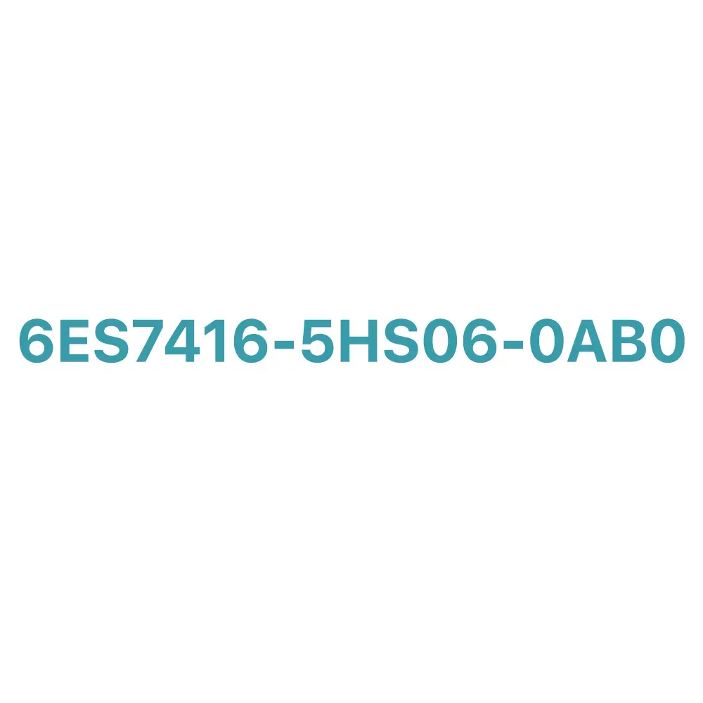 6ES7416-5HS06-0AB0 SIEMENS Exclusive SIMATIC S7-400H CPU Original Brand New 6 6ES7416-5HS06-0AB0 SIEMENS SIMATIC S7-400H CPU