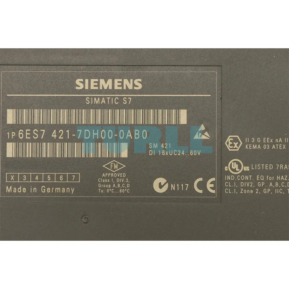 6ES7421-7DH00-0AB0 SIEMENS Exclusive Digital Input SM 421 Original Brand New 4 6ES7421-7DH00-0AB0 SIEMENS SM 421 Digital Input Module