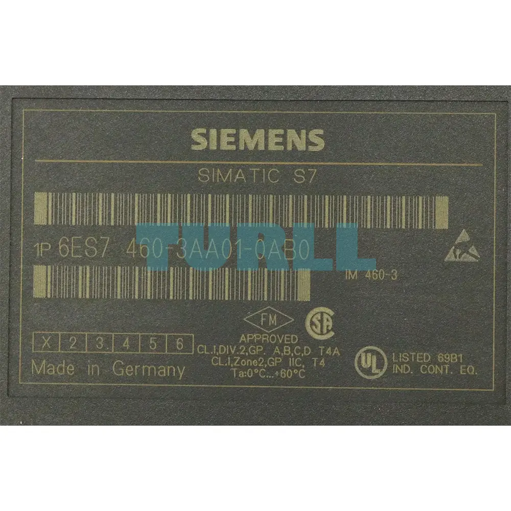 6ES7460-3AA01-0AB0 SIEMENS Exclusive SIMATIC S7-400 Distributed Interface Module Original Brand New 4 6ES7460-3AA01-0AB0 SIEMENS SIMATIC S7-400 Distributed Interface Module