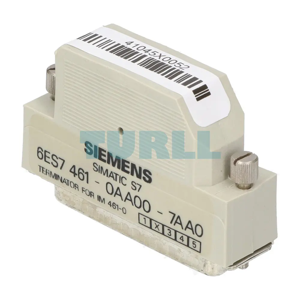 6ES7461-0AA00-7AA0 SIEMENS Exclusive SIMATIC S7-400 Receiver Terminating Connector Original Brand New 1 6ES7461-0AA00-7AA0 SIEMENS SIMATIC S7-400 Terminating Connector