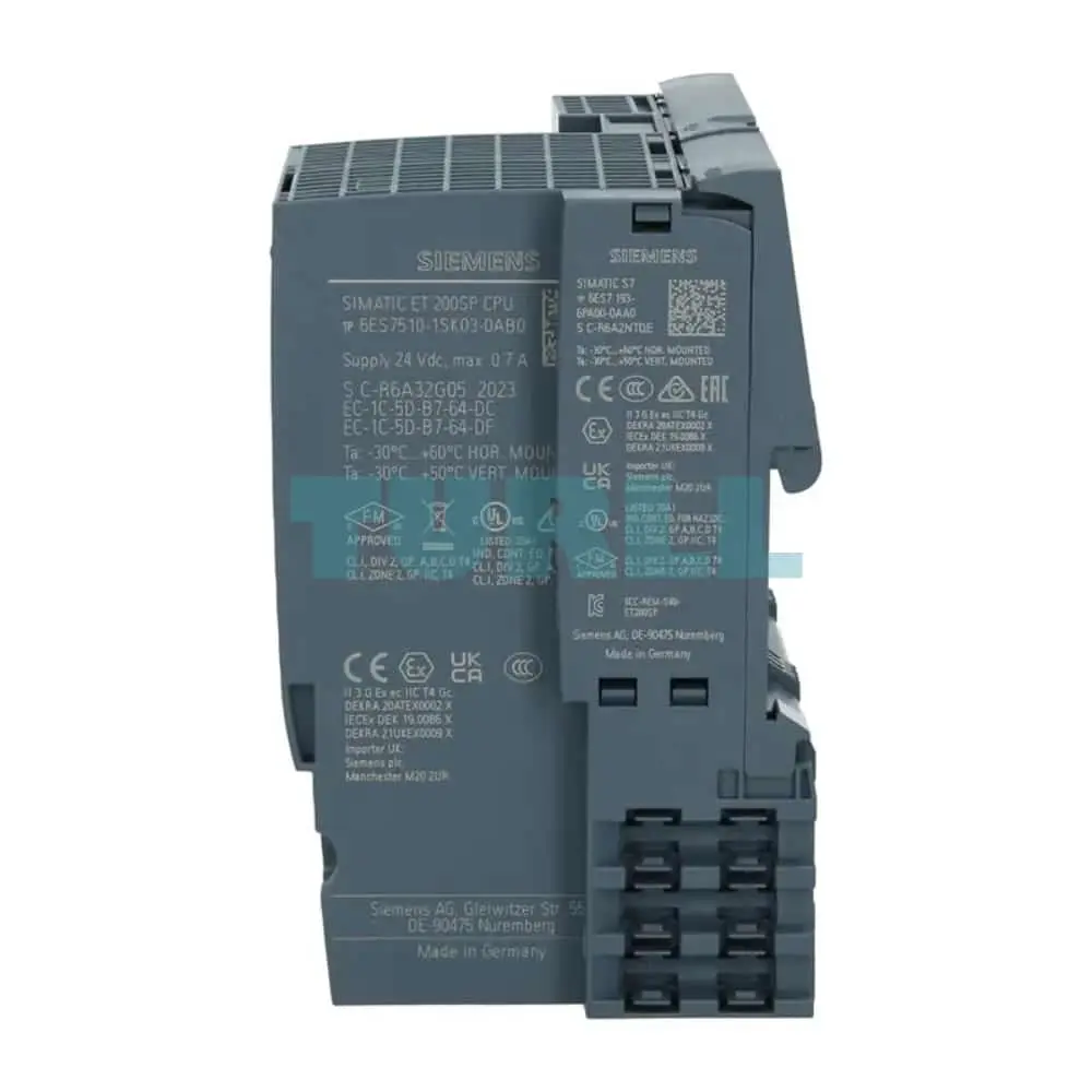 6ES7510-1SK03-0AB0 Siemens SIMATIC DP CPU 1510SP F-1 PN Original Brand New 4 6ES7510-1SK03-0AB0 Siemens SIMATIC DP CPU 1510SP F-1 PN