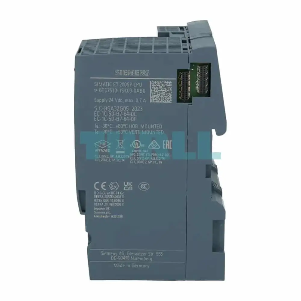 6ES7510-1SK03-0AB0 Siemens SIMATIC DP CPU 1510SP F-1 PN Original Brand New 2 6ES7510-1SK03-0AB0 Siemens SIMATIC DP CPU 1510SP F-1 PN
