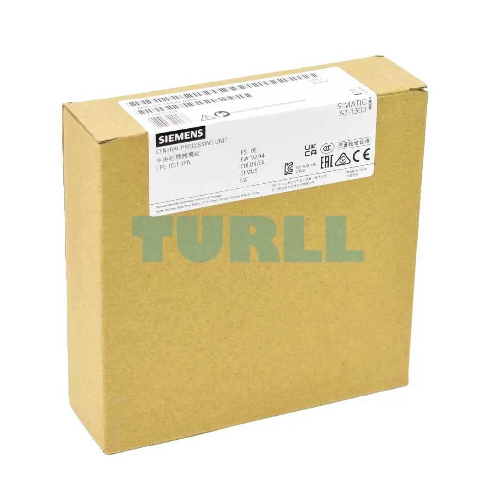 Siemens 6ES7511-1AK02-0AB0 SIMATIC S7-1500 CPU 1511-1 PN Central Processing Unit Original Brand New 4 Siemens 6ES7511-1AK02-0AB0 SIMATIC S7-1500 CPU 1511-1 PN Central Processing Unit