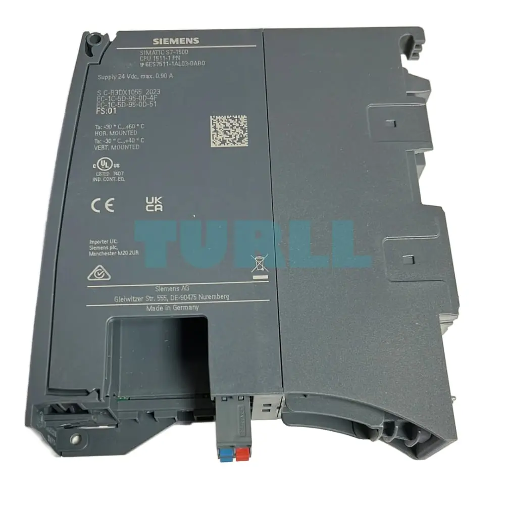 6ES7511-1AL03-0AB0 Siemens SIMATIC S7-1500 CPU 1511-1 PN Original Brand New 3 6ES7511-1AL03-0AB0 SIMATIC S7-1500 CPU 1511-1 PN
