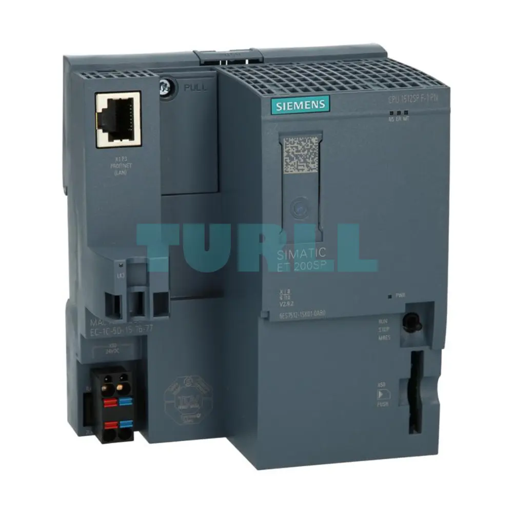 Siemens 6ES7512-1SK01-0AB0 SIMATIC S7-1500, CPU 1512SP F-1 PN for ET 200SP