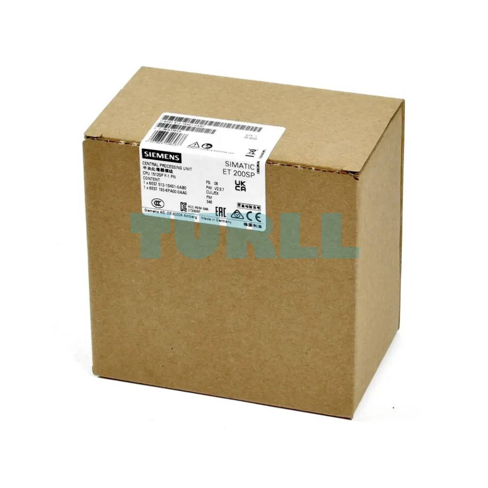 Siemens 6ES7512-1SK01-0AB0 SIMATIC S7-1500, CPU 1512SP F-1 PN for ET 200SP