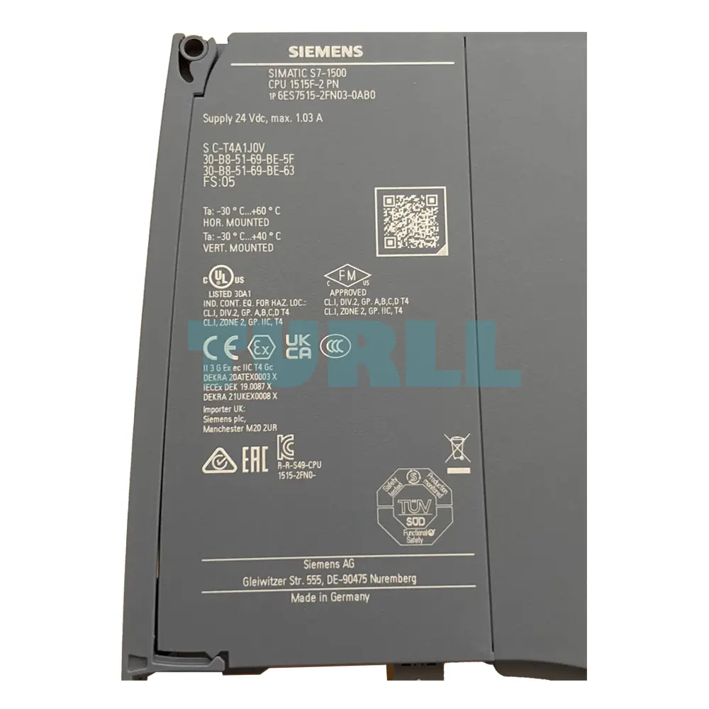 6ES7515-2FN03-0AB0 Siemens SIMATIC S7-1500F CPU 1515F-2 PN Original Brand New 2 6ES7515-2FN03-0AB0 Siemens SIMATIC S7-1500F CPU 1515F-2 PN Original Brand New - Image 2