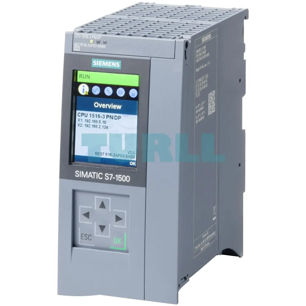 6ES7516-3AP03-0AB0 Siemens SIMATIC S7-1500 CPU 1516-3 PN/DP Original Brand New 4 6ES7516-3AP03-0AB0 Siemens SIMATIC S7-1500 CPU 1516-3 PN/DP