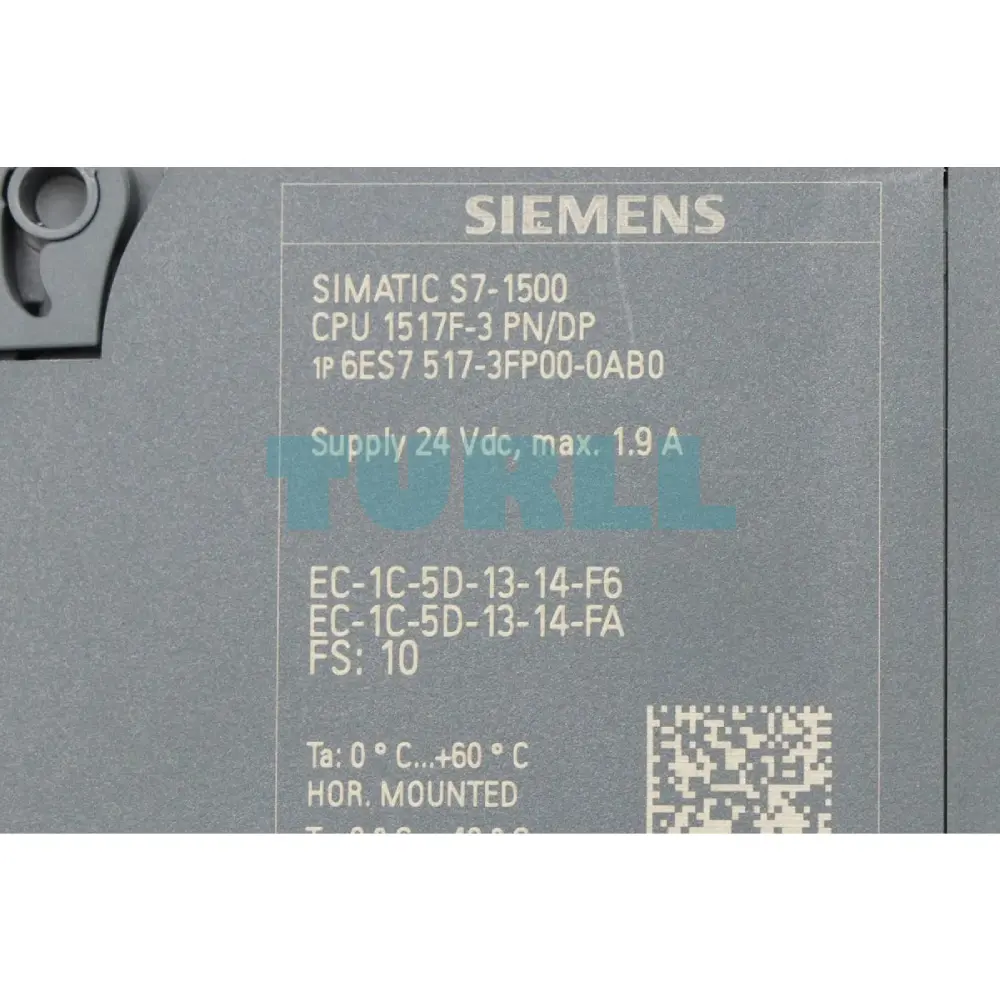 6ES7517-3FP00-0AB0 Siemens SIMATIC S7-1500F CPU 1517F-3 PN/DP Original Brand New 2 6ES7517-3FP00-0AB0 Siemens SIMATIC S7-1500F CPU 1517F-3 PN/DP