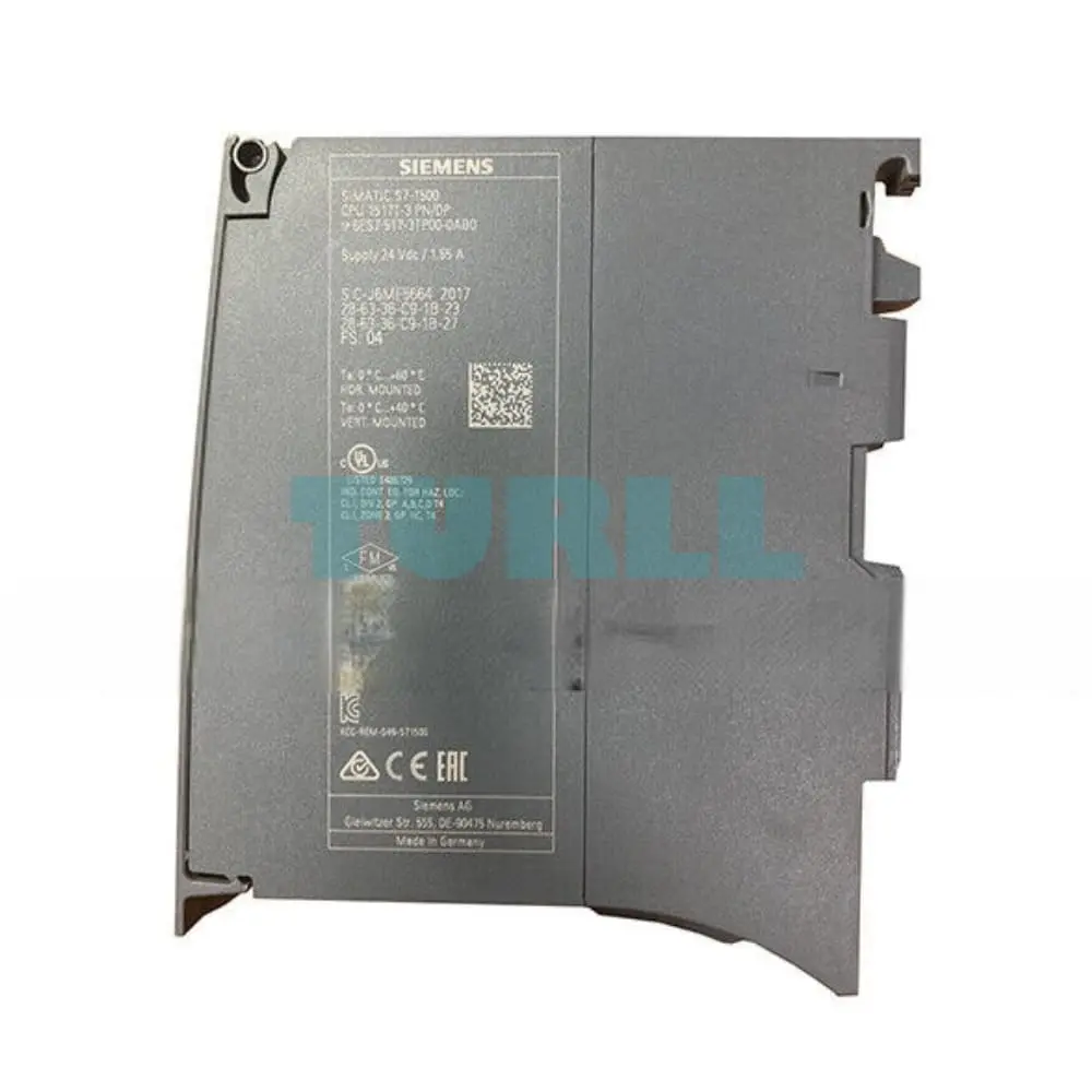 6ES7517-3TP00-0AB0 Siemens SIMATIC S7-1500T CPU 1517T-3 PN/DP Original Brand New 3 6ES7517-3TP00-0AB0 Siemens SIMATIC S7-1500T CPU 1517T-3 PN/DP