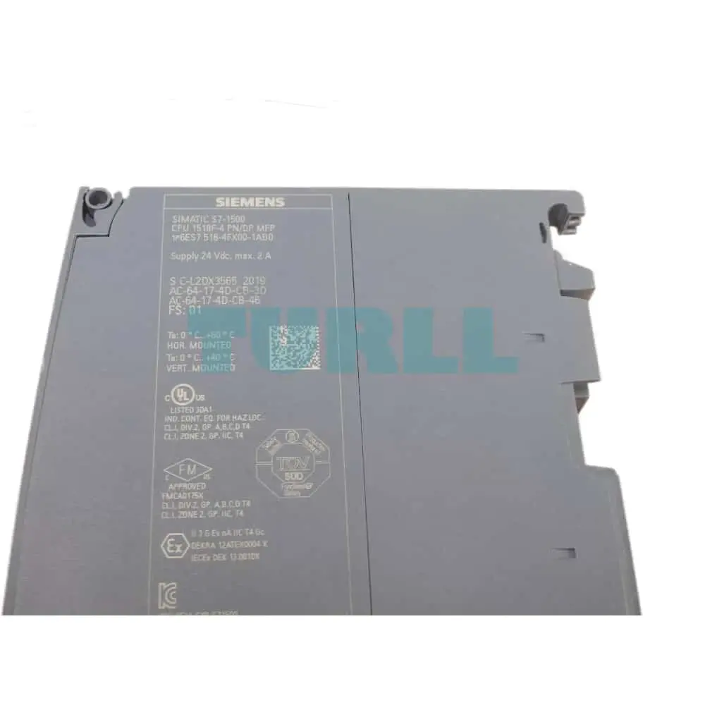 6ES7518-4FX00-1AB0 Siemens SIMATIC S7-1500F CPU 1518F-4 PN/DP MFP Original Brand New 5 6ES7518-4FX00-1AB0 Siemens SIMATIC S7-1500F CPU 1518F-4 PN/DP MFP