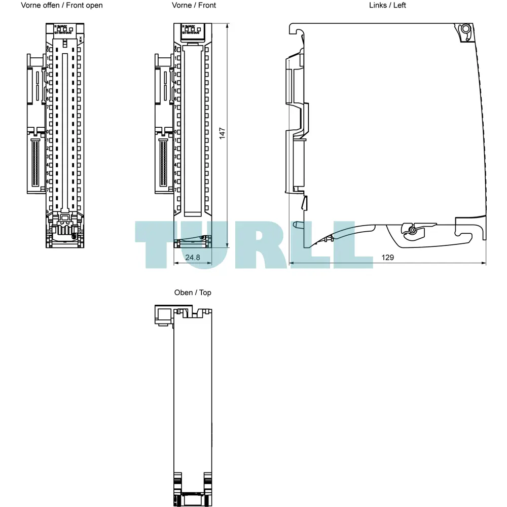 Siemens 6ES7521-1BH10-0AA0 SIMATIC S7-1500 Digital Input Module DI 16x24 V DC BA Original Brand New 6 Siemens 6ES7521-1BH10-0AA0 SIMATIC S7-1500 Digital Input Module DI 16x24 V DC BA