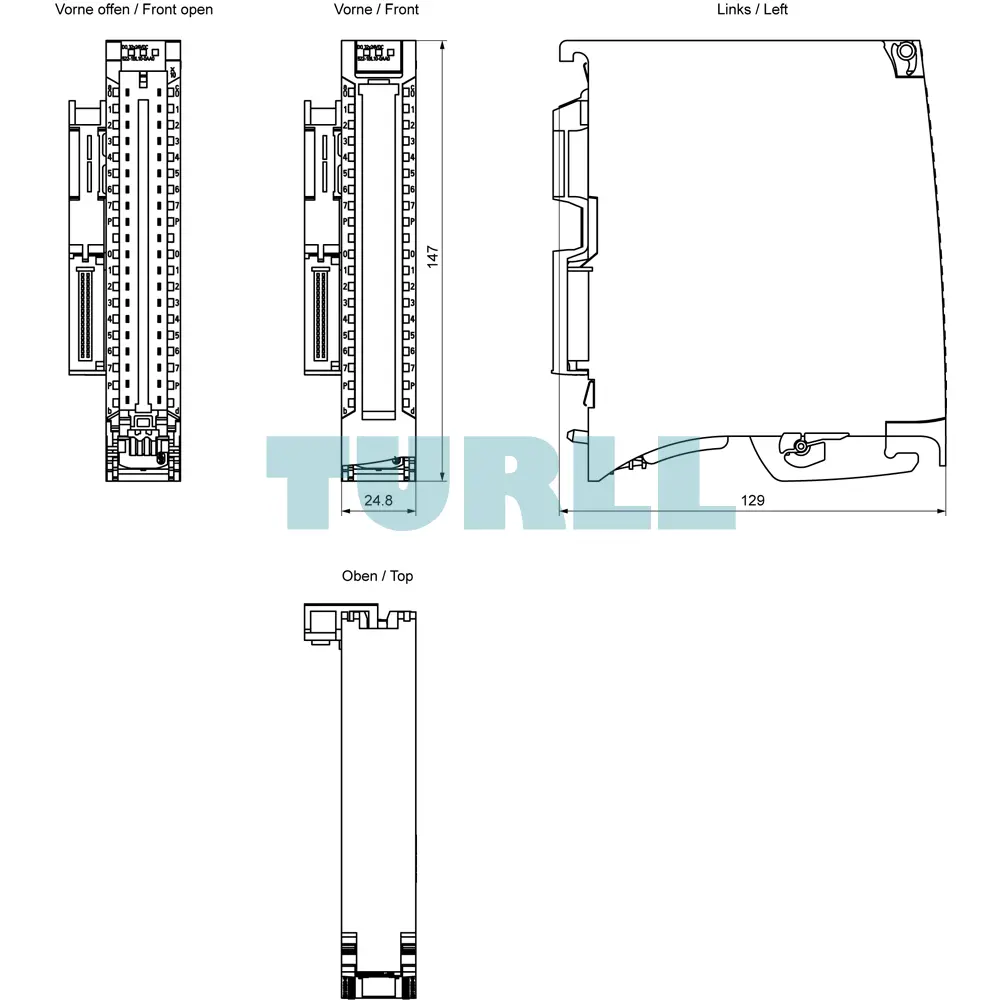 Siemens 6ES7522-1BL10-0AA0 SIMATIC S7-1500 Digital Output Module DQ 32x24VDC/0.5A BA Original Brand New 6 Siemens 6ES7522-1BL10-0AA0 SIMATIC S7-1500 Digital Output Module DQ 32x24VDC/0.5A BA