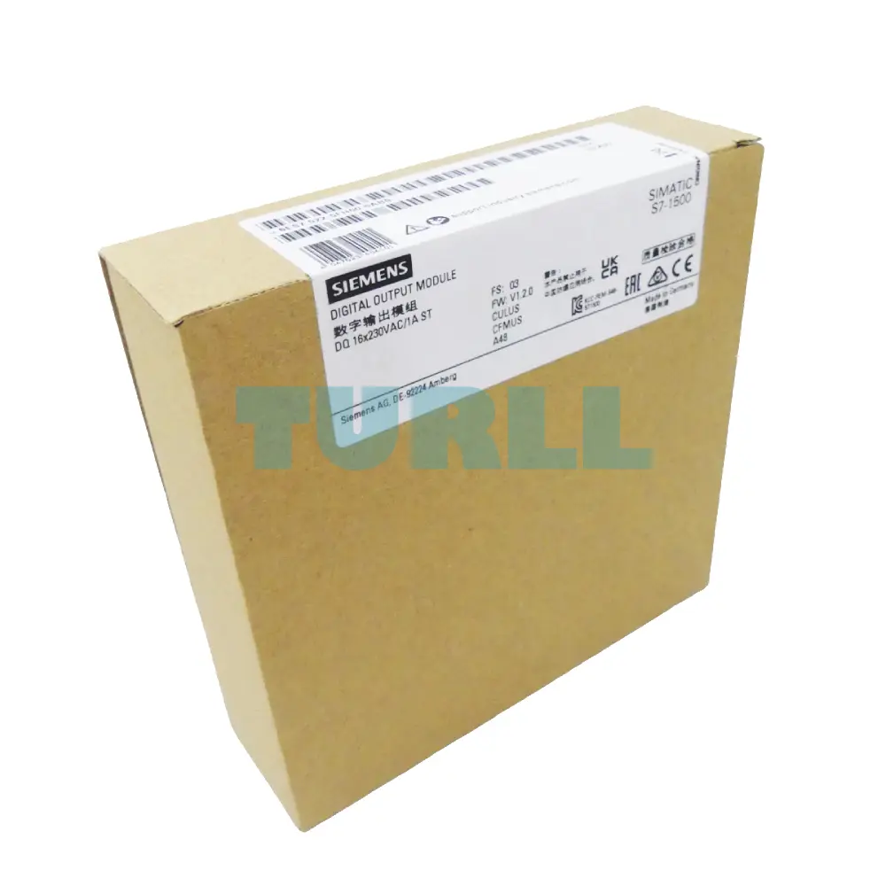 Siemens 6ES7522-5FH00-0AB0 SIMATIC S7-1500 Digital Output Module DQ 16x230V AC/1A ST Original Brand New 4 Siemens 6ES7522-5FH00-0AB0 SIMATIC S7-1500 Digital Output Module DQ 16x230V AC/1A ST