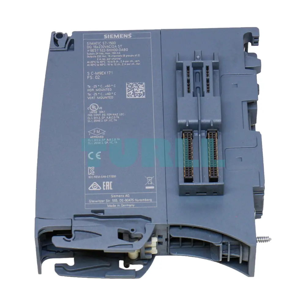 Siemens 6ES7522-5HH00-0AB0 SIMATIC S7-1500 Digital Output Module, DQ 16x 230V AC/2A ST, Relay Original Brand New 5 Siemens 6ES7522-5HH00-0AB0 SIMATIC S7-1500 Digital Output Module, DQ 16x 230V AC/2A ST, Relay Original Brand New - Image 5