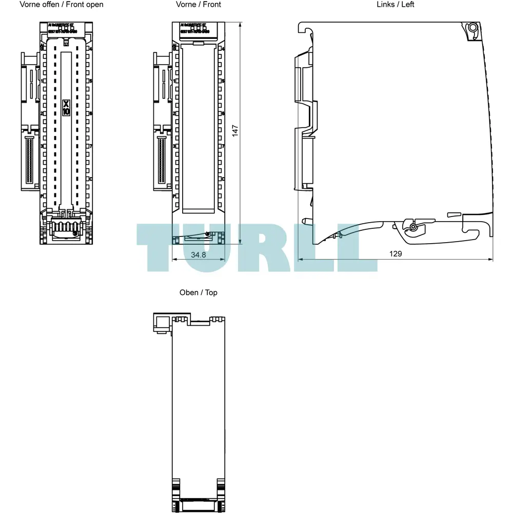 Siemens 6ES7531-7KF00-0AB0 SIMATIC S7-1500 Analog Input Module AI 8xU/I/RTD/TC ST Original Brand New 6 Siemens 6ES7531-7KF00-0AB0 SIMATIC S7-1500 Analog Input Module AI 8xU/I/RTD/TC ST