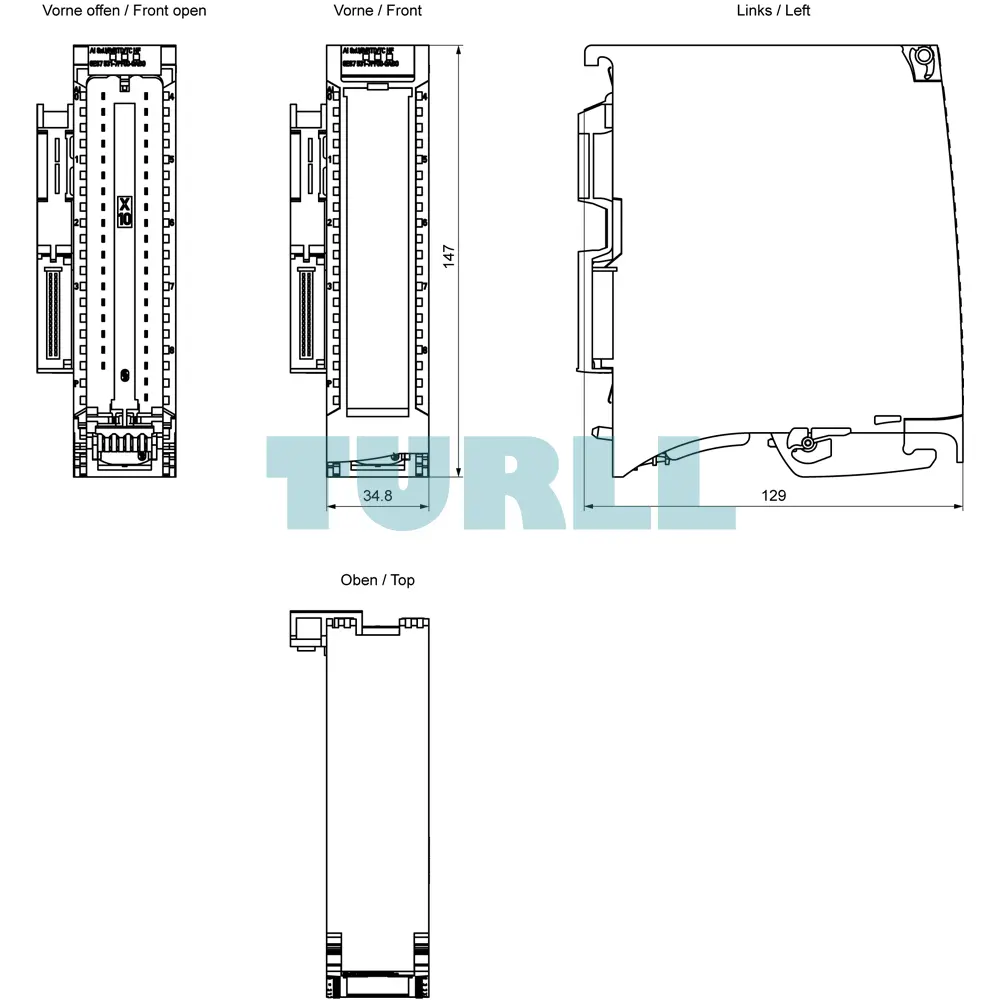 Siemens 6ES7531-7PF00-0AB0 SIMATIC S7-1500 Analog Input Module, AI 8xU/R/RTD/TC HF Original Brand New 7 Siemens 6ES7531-7PF00-0AB0 SIMATIC S7-1500 Analog Input Module, AI 8xU/R/RTD/TC HF