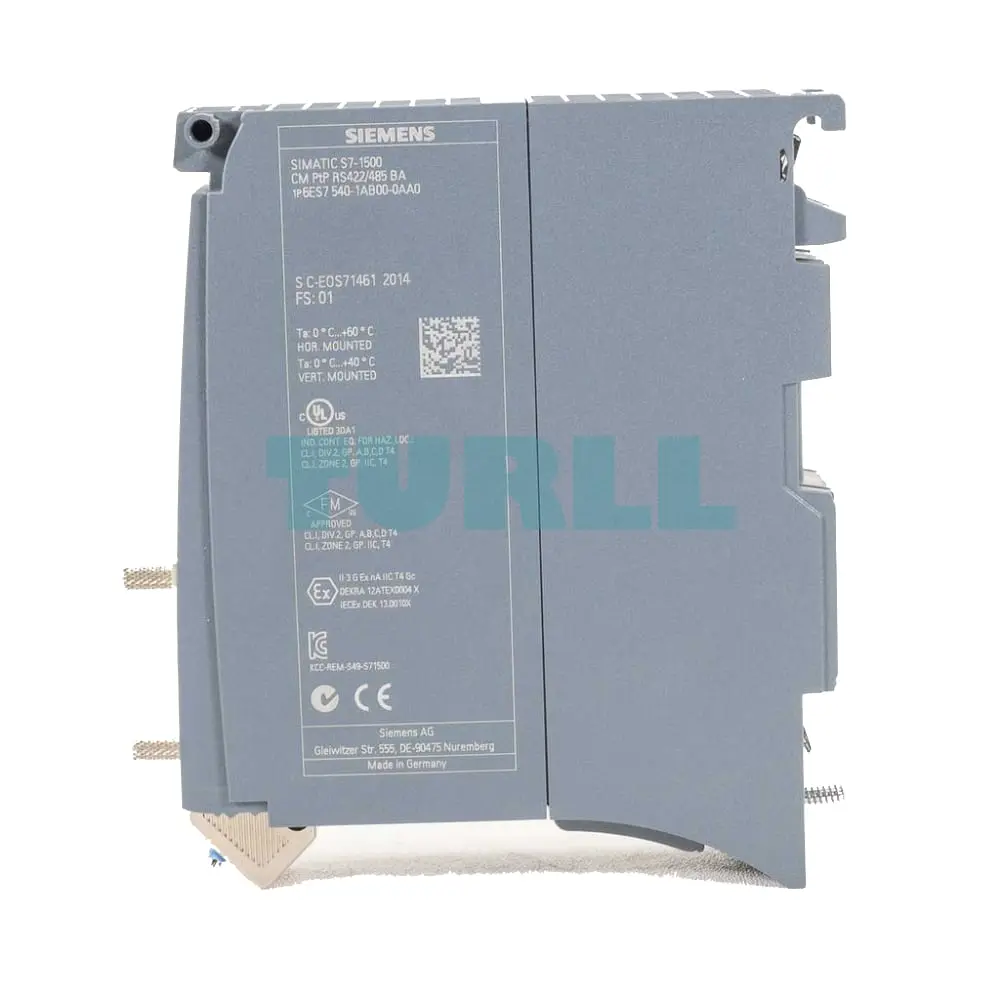 6ES7540-1AB00-0AA0 Siemens SIMATIC S7-1500 CM PTP RS422/485 Original Brand New 1 6ES7540-1AB00-0AA0 Siemens SIMATIC S7-1500 CM PTP RS422/485