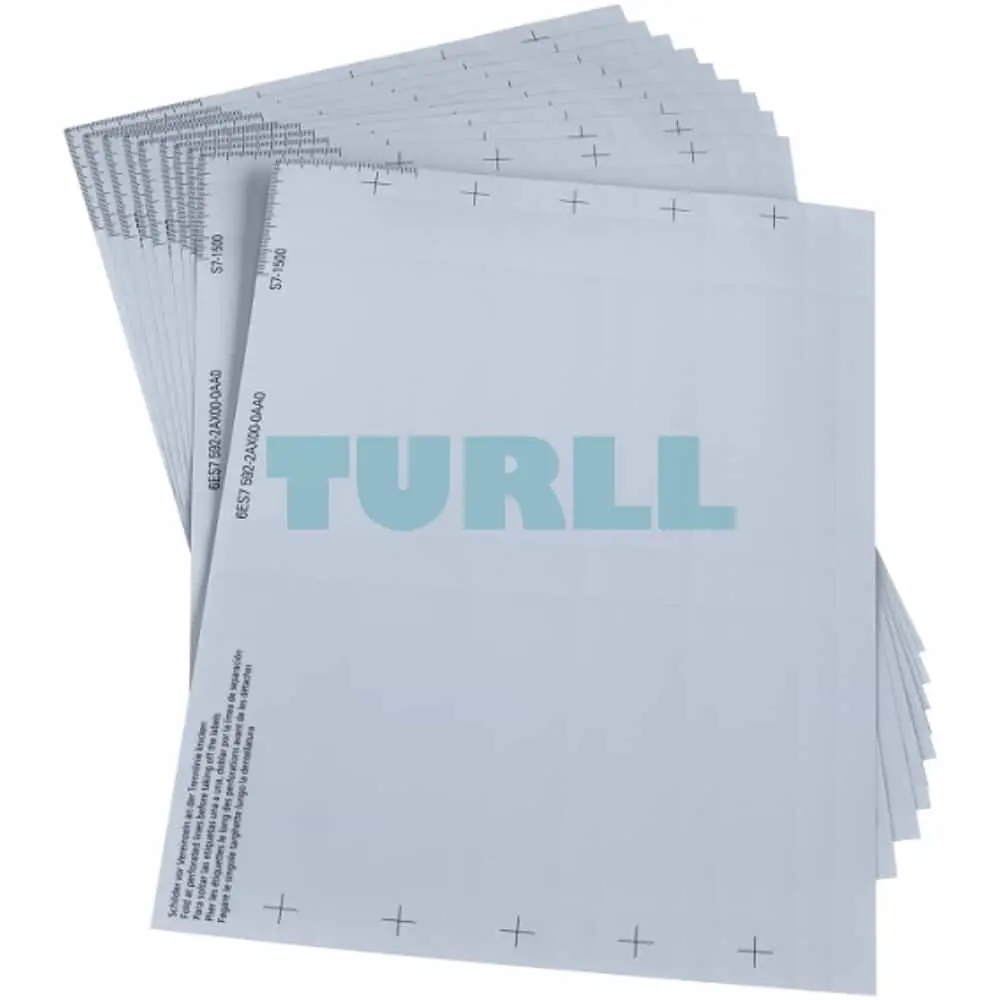 6ES7592-1AX00-0AA0 Siemens SIMATIC S7-1500 Labeling Sheets Original Brand New 4 6ES7592-1AX00-0AA0 Siemens SIMATIC S7-1500 Labeling Sheets