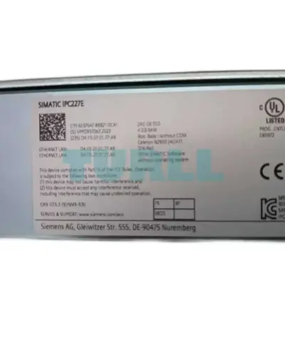 6ES7647-8BB21-0CA1 Siemens SIMATIC IPC227E