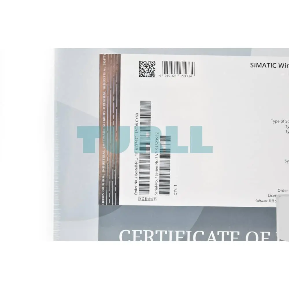6ES7671-1RC08-0YA0 Siemens SIMATIC WinAC RTX F 2010 Original Brand New 5 6ES7671-1RC08-0YA0 Siemens SIMATIC WinAC RTX F 2010