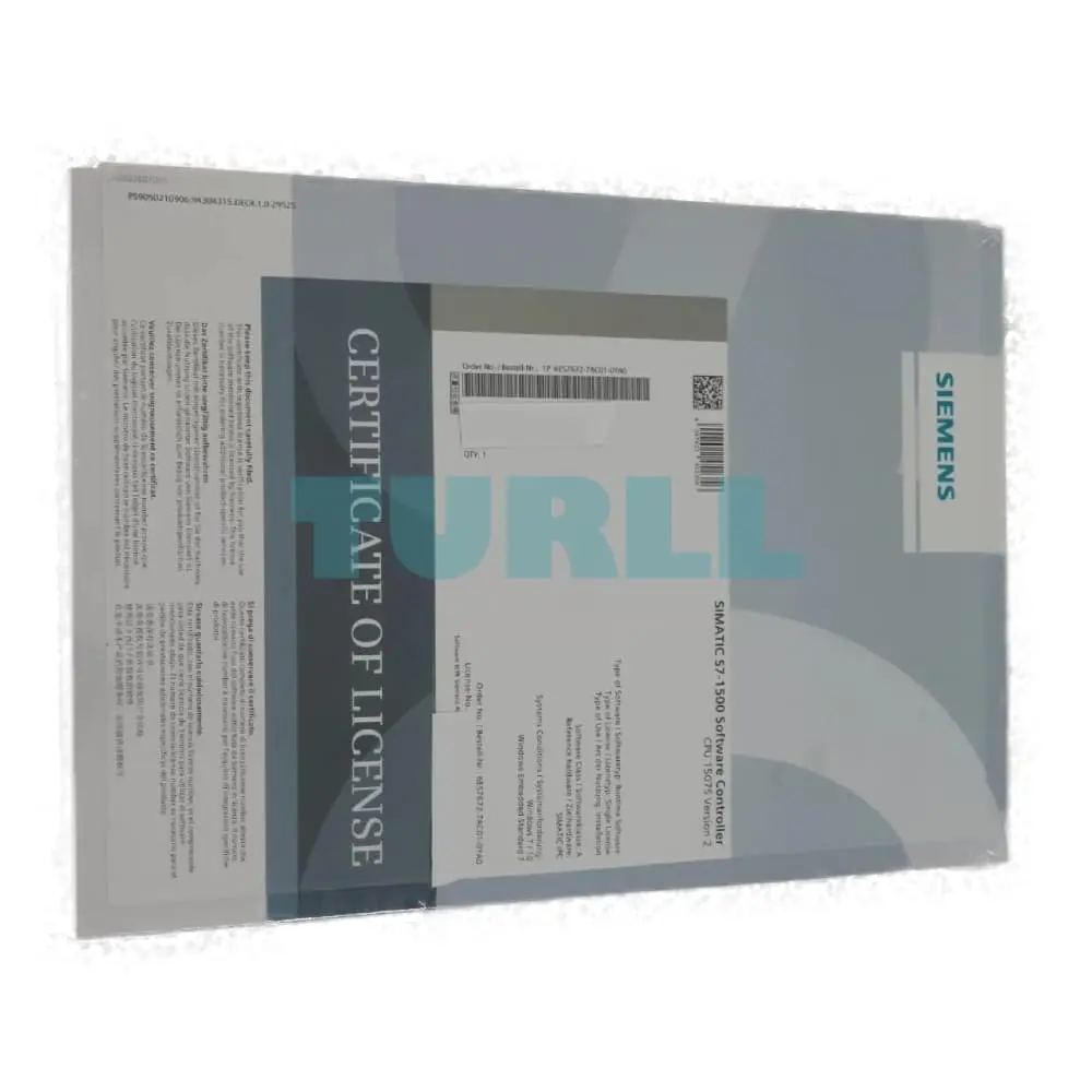 6ES7672-8FD01-0YG0 Siemens SIMATIC S7-1500 Failsafe Software Controller CPU 1508S F Original Brand New 2 6ES7672-8FD01-0YG0 Siemens SIMATIC S7-1500 Failsafe Software Controller CPU 1508S F