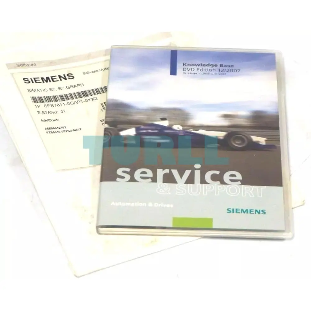 6ES7811-0CA01-0YX2 Siemens SIMATIC S7 S7 GRAPH Original Brand New 1 6ES7811-0CA01-0YX2 Siemens SIMATIC S7 S7 GRAPH