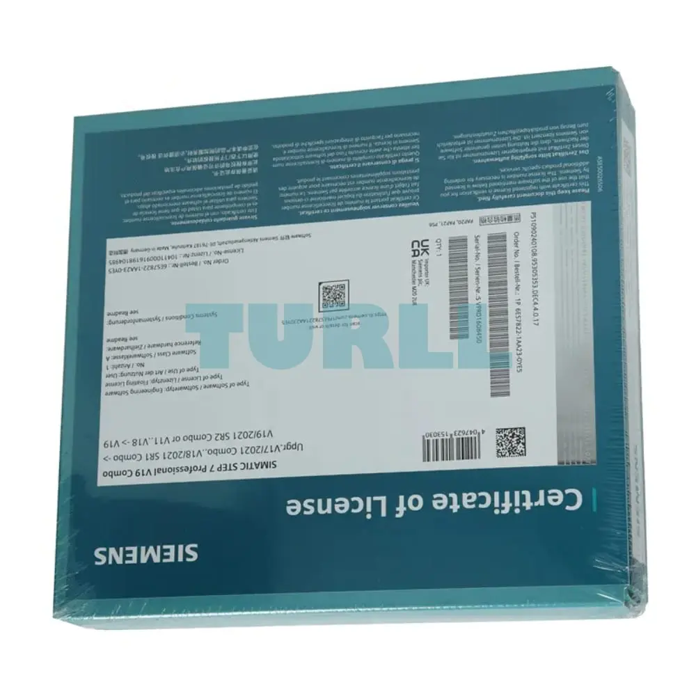 6ES7822-1AA23-0YE3 Siemens SIMATIC STEP 7 Professional V19 Original Brand New 3 6ES7822-1AA23-0YE3 Siemens SIMATIC STEP 7 Professional V19