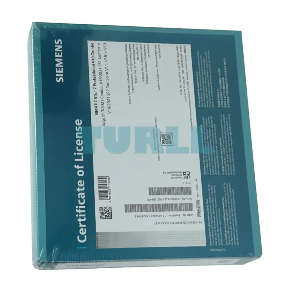 6ES7822-1AA23-0YE3 Siemens SIMATIC STEP 7 Professional V19 Original Brand New 2 6ES7822-1AA23-0YE3 Siemens SIMATIC STEP 7 Professional V19