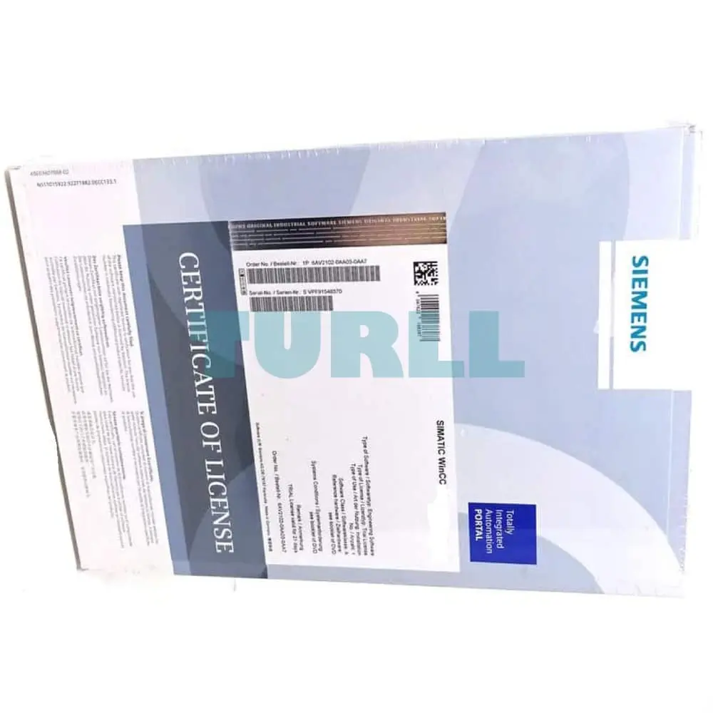 6ES7823-0BE00-1DA0 Siemens SIMATIC OPC UA S7-1500 Large Single Runtime License Original Brand New 2 6ES7823-0BE00-1DA0 Siemens SIMATIC OPC UA S7-1500 Large Single Runtime License