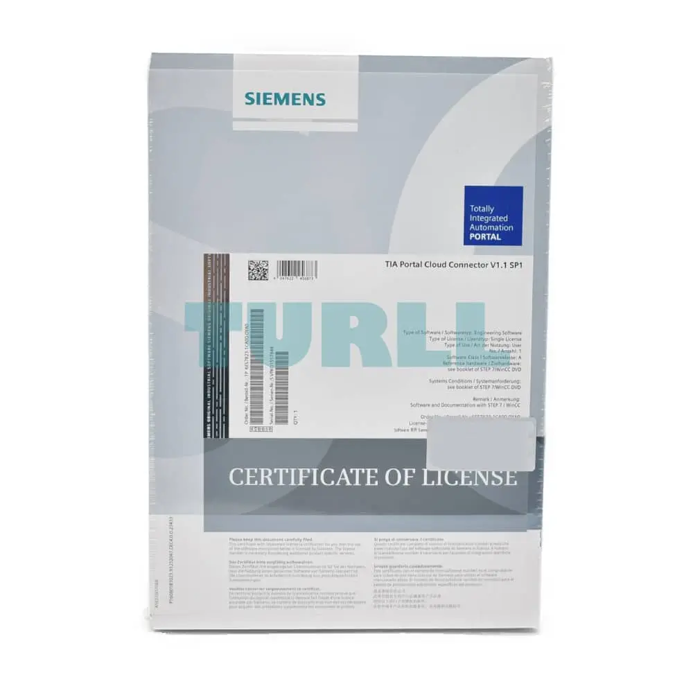 6ES7823-1CA00-0YA0 Siemens TIA Portal Cloud Connector V1 Original Brand New 3 6ES7823-1CA00-0YA0 Siemens TIA Portal Cloud Connector V1