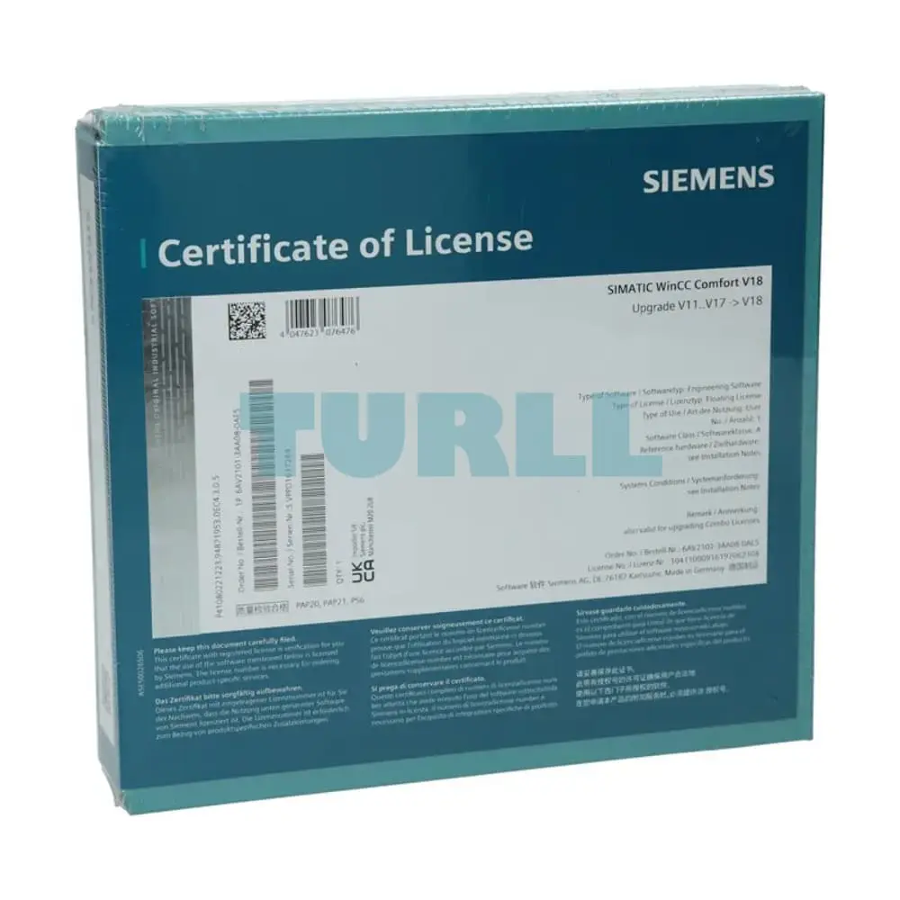 6ES7823-1GE08-0YA5 Siemens SIMATIC 50h Eng. V18 Combo Original Brand New 4 6ES7823-1GE08-0YA5 Siemens SIMATIC 50h Eng. V18 Combo