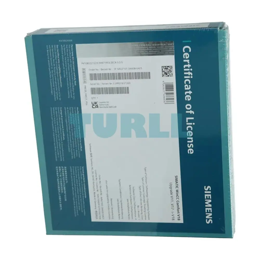 6ES7823-1GE08-0YA5 Siemens SIMATIC 50h Eng. V18 Combo Original Brand New 3 6ES7823-1GE08-0YA5 Siemens SIMATIC 50h Eng. V18 Combo