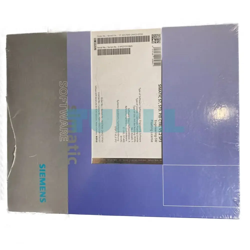 6ES7830-2AA22-0YX0 Siemens SIMATIC S7 Standard PID Control Original Brand New 4 6ES7830-2AA22-0YX0 Siemens SIMATIC S7 Standard PID Control