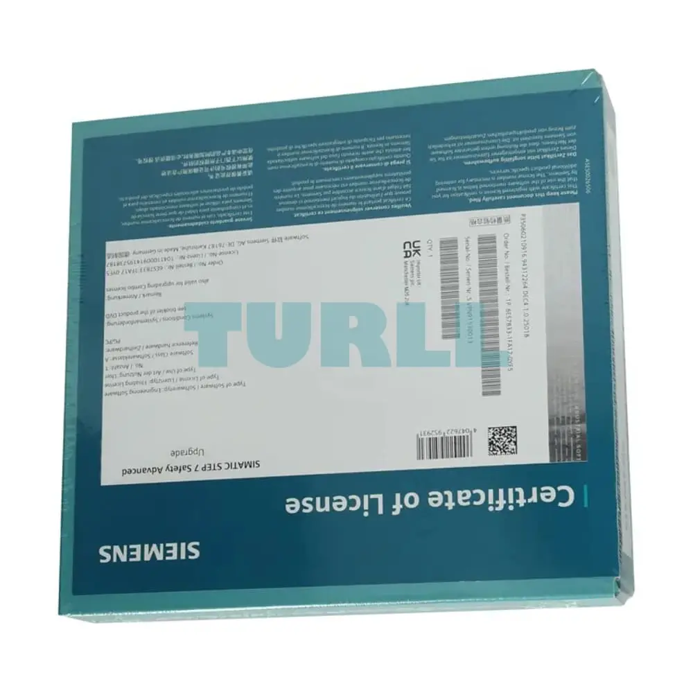6ES7833-1FA18-0YF5 Siemens SIMATIC S7 Safety Programming Tool Original Brand New 1 6ES7833-1FA18-0YF5 Siemens SIMATIC S7 Safety Programming Tool