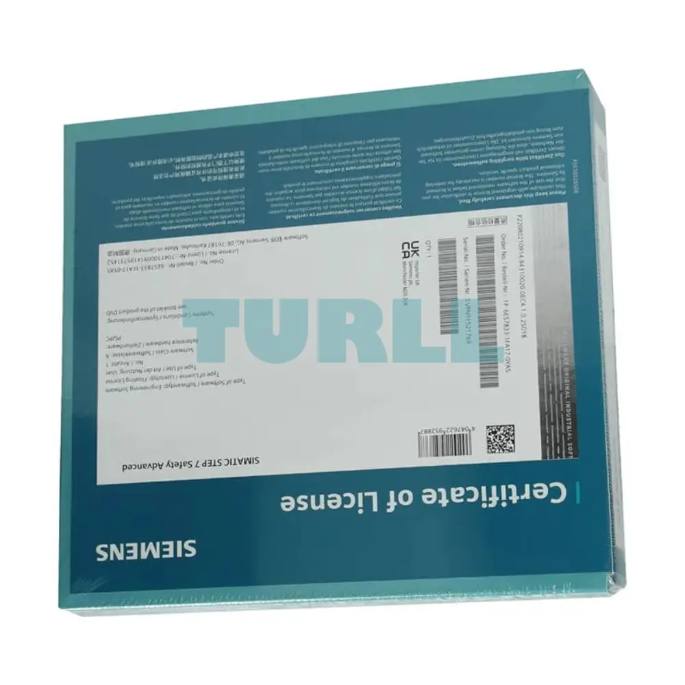 6ES7833-1FA23-0YA5 Siemens SIMATIC S7 Safety Programming Tool Original Brand New 3 6ES7833-1FA23-0YA5 Siemens SIMATIC S7 Safety Programming Tool