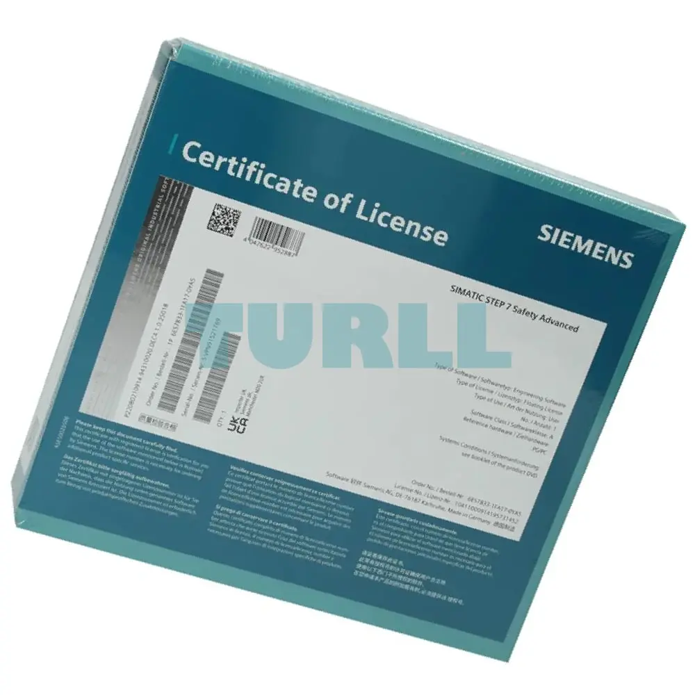 6ES7833-1FA23-0YA5 Siemens SIMATIC S7 Safety Programming Tool Original Brand New 1 6ES7833-1FA23-0YA5 Siemens SIMATIC S7 Safety Programming Tool