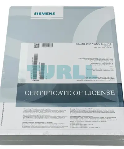 Siemens 6ES7833-1FB16-0YE5 SIMATIC STEP 7 Safety Basic V16 Upgrade License