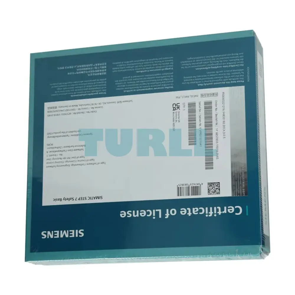 6ES7833-1FB23-0YA5 Siemens SIMATIC S7 Safety Programming Tool Original Brand New 2 6ES7833-1FB23-0YA5 Siemens SIMATIC S7 Safety Programming Tool