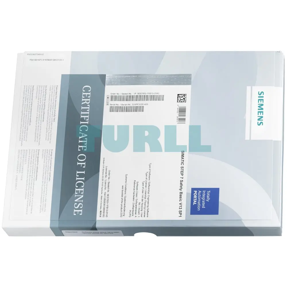 6ES7833-1FC02-0YA5 Siemens SIMATIC S7 F-programming Tool S7 Original Brand New 4 6ES7833-1FC02-0YA5 Siemens SIMATIC S7 F-programming Tool S7