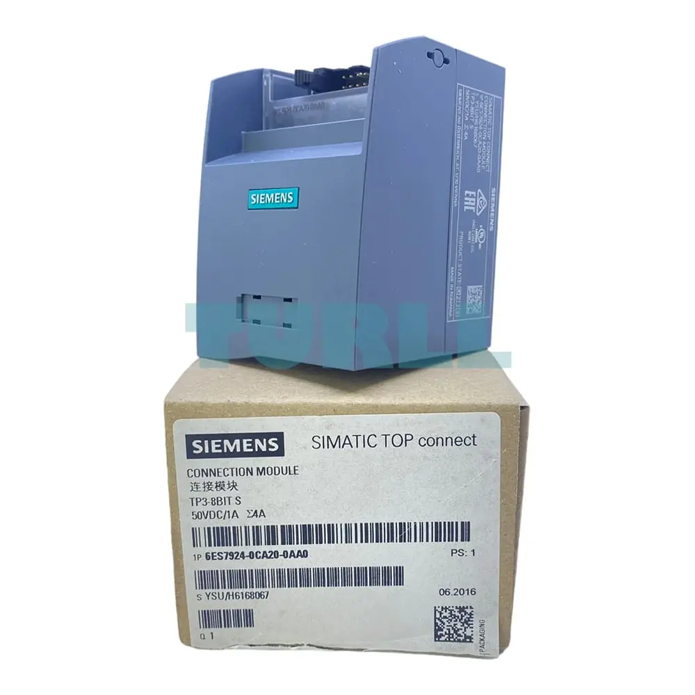 6ES7924-0CA20-0AA0 Siemens TP3 connection module 8 channels screw terminal IDC SIMATIC S7-300 S7-1500