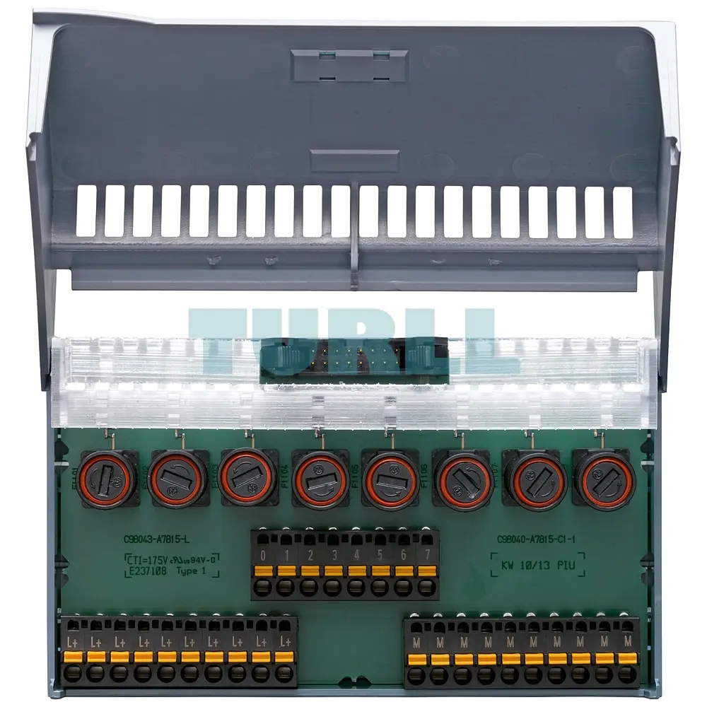 6ES7924-0CL20-0BA0 SIEMENS Connection module TP3 with fuse per channel 8 channels and 2x10 terminals Original Brand New - Image 4