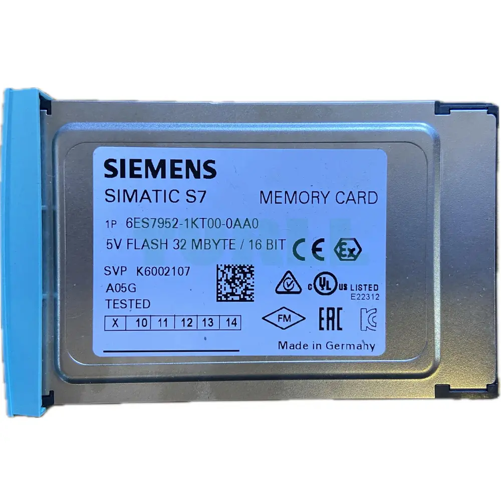 6ES7952-1KT00-0AA0 SIEMENS SIMATIC S7-400 Memory Card